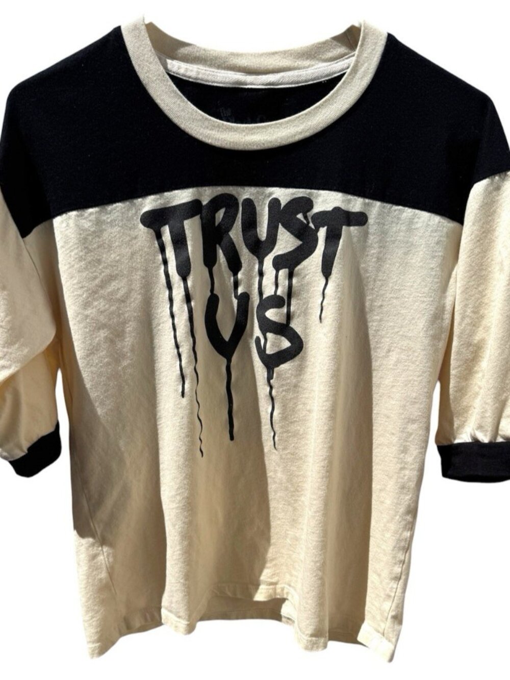 The Black Crowes Happiness Bastards Never Trust Us Raglan Style Top Size Small